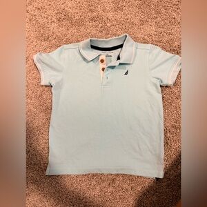 Nautica Light Blue Aqua Kids Polo Shirt